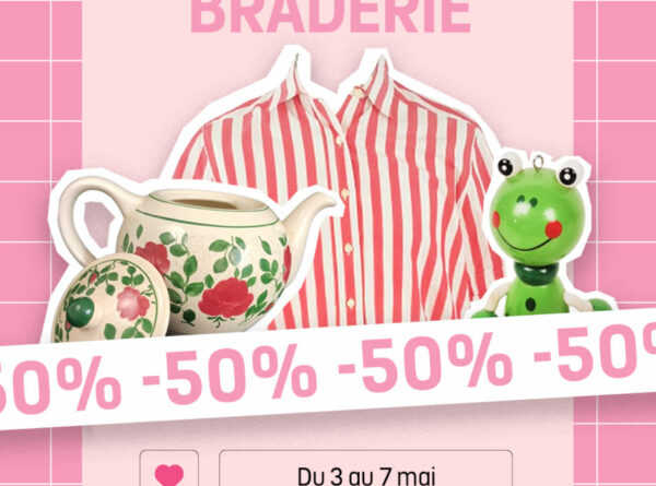 Du 03 au 07 mai, grande braderie sur Label-emmaus.co