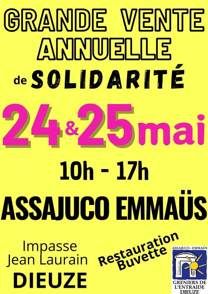GRAND MARCHÉ aux Puce Solidaire à l’Assajuco Emmaüs !